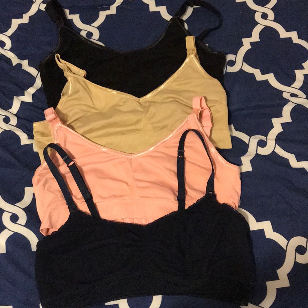 Lot of nursing sleep bras.